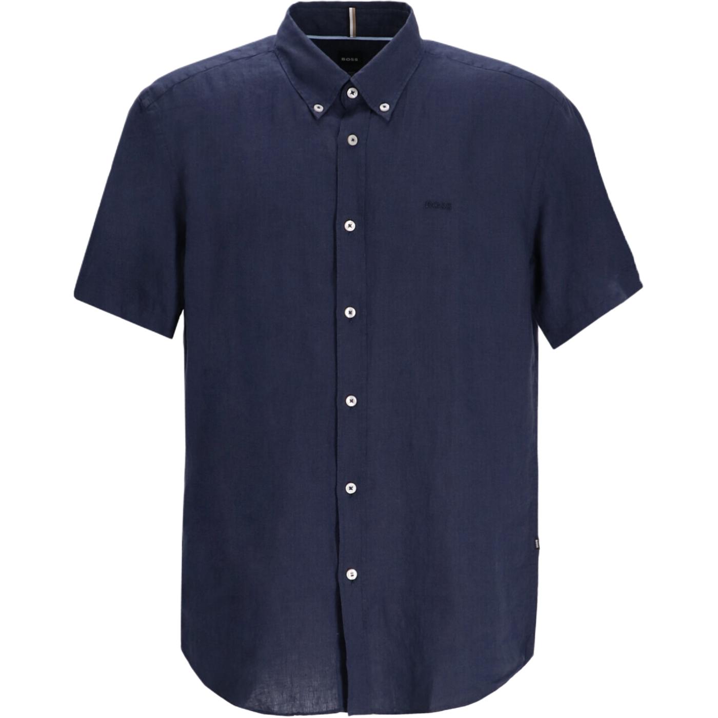 

Босс рубашка короткий рукав HUGO BOSS, темно-синий