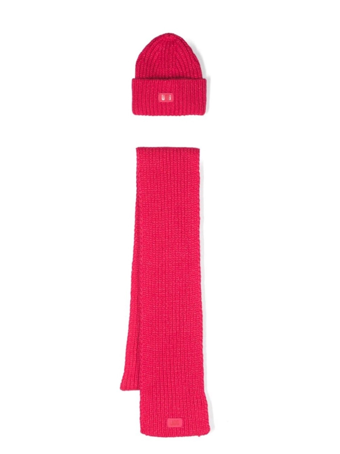 

UGG Kids комплект из шапки и пинеток, розовый