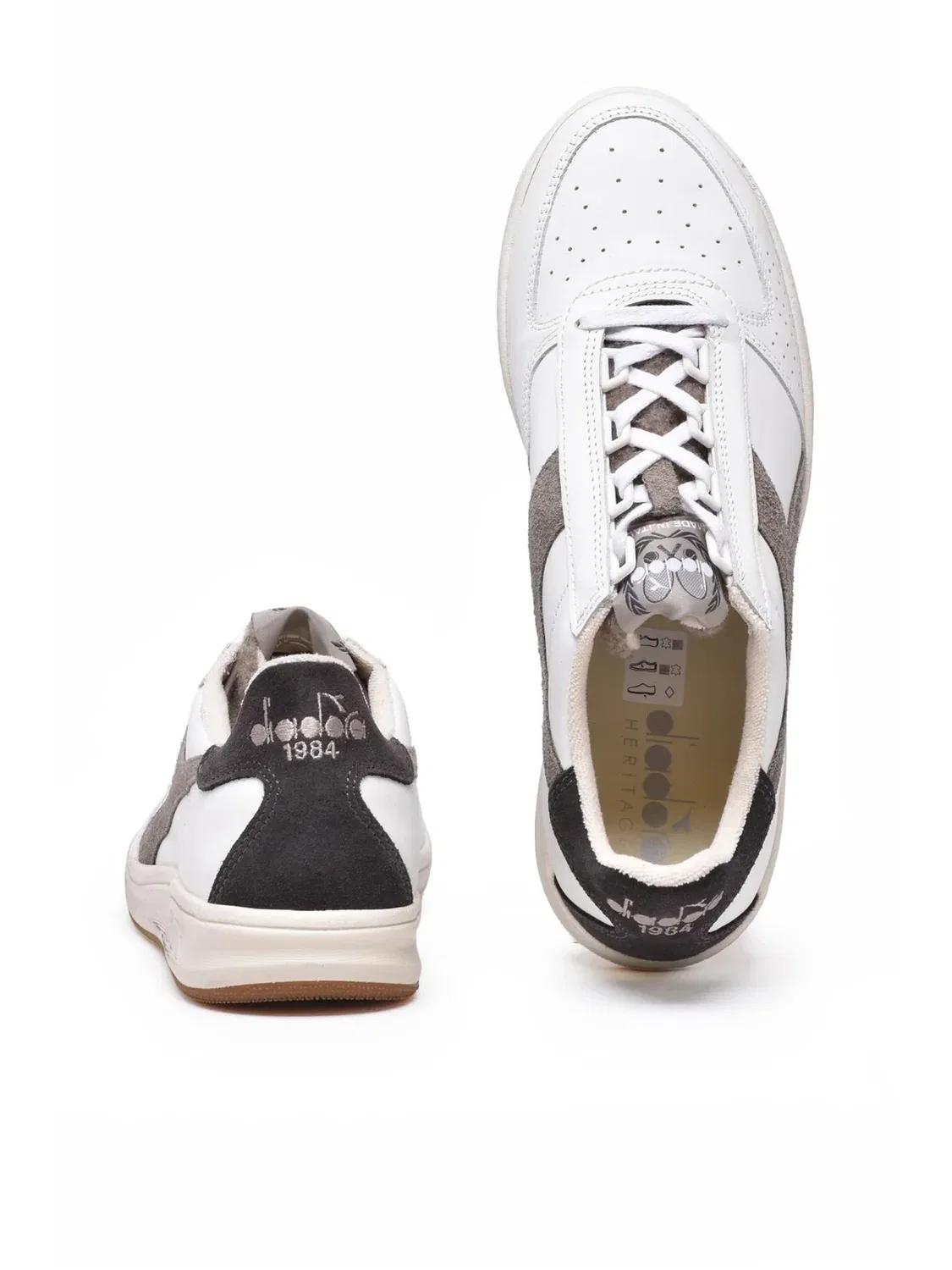 DIADORA HERITAGE Кроссовки White Dove из кожи и полиэстера B.Elite — фото 3