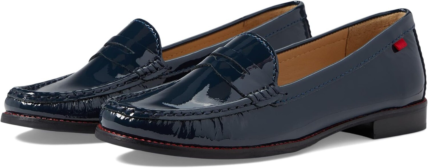 Лоферы East Village Marc Joseph New York, цвет Navy Patent