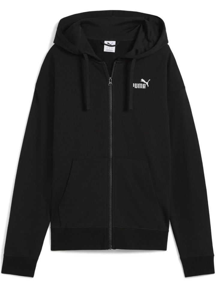

Puma Куртка "ESS Small No.1 Logo Comfort Full-Zip Hoodie TR" черного цвета