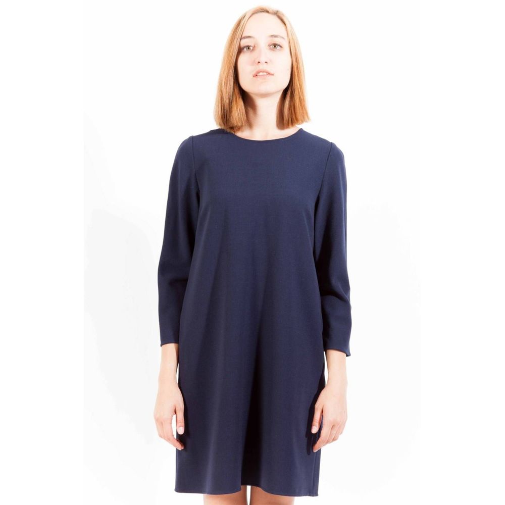 

Платье женское из синей шерсти Gant