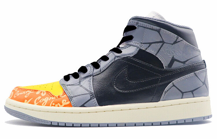 

Jordan Air Jordan 1 винтажные баскетбольные кроссовки мужские, Orange
