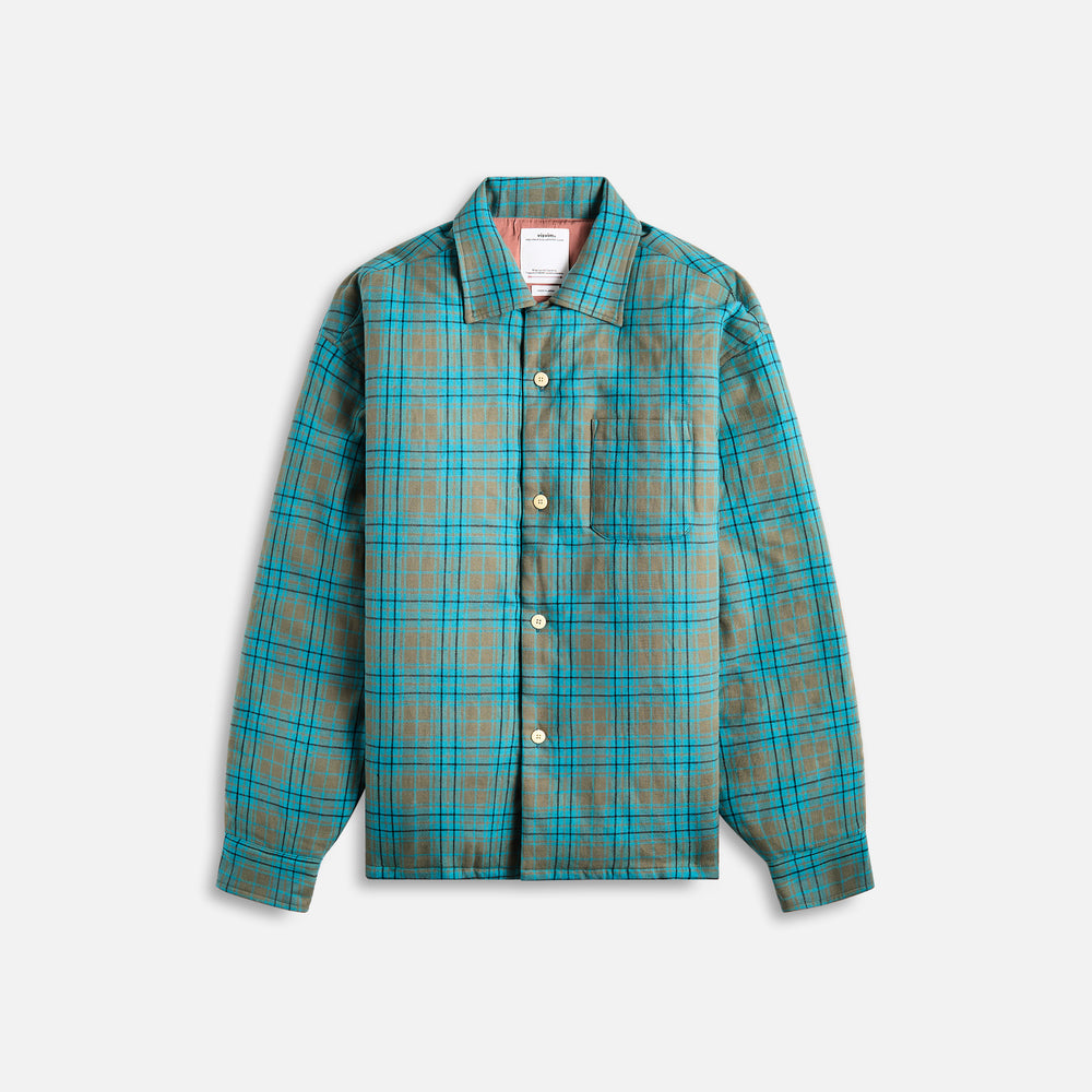

Куртка Visvim Keesey Check Down Jacket, синий