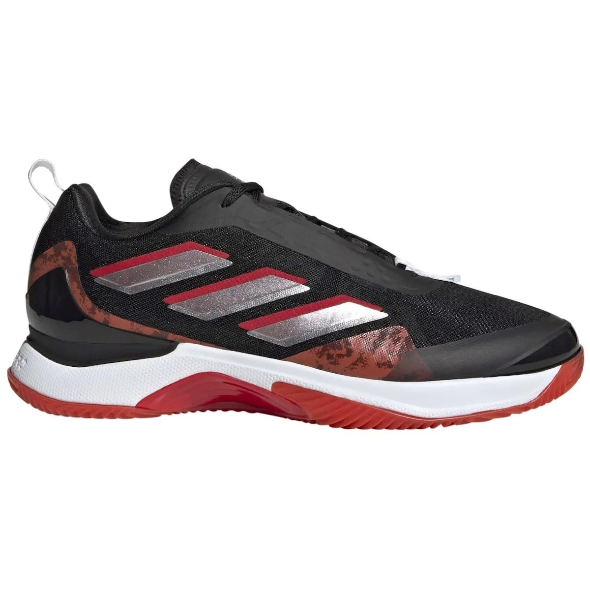

AVACOURT CLAY женские теннисные туфли Adidas, черный/красный