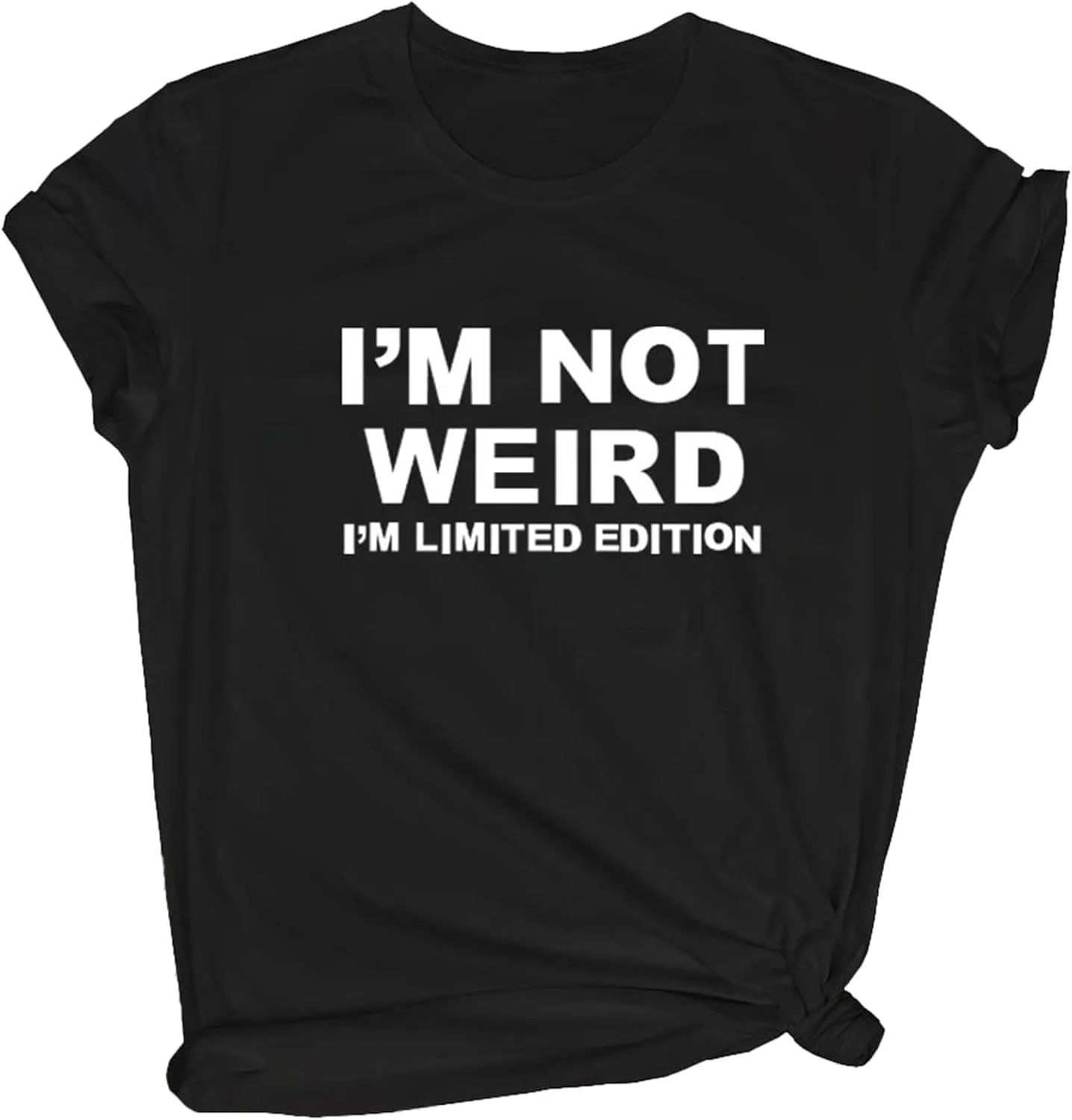 

Женская футболка Casual с принтом, круглый вырез, для лета