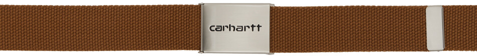 

Коричневый пояс с клипсой Carhartt Work In Progress, Hamilton brown