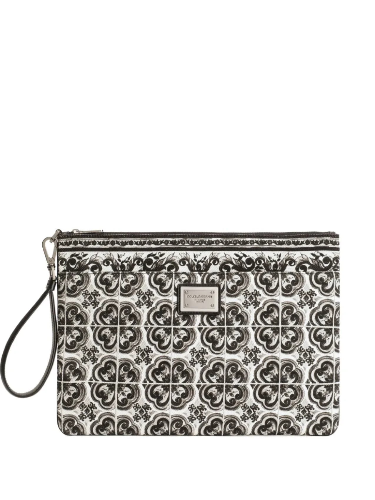 

Dolce & Gabbana клатч с графичным принтом, черный