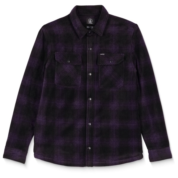 

Bowered flice l/s - флисовая куртка Volcom, фиолетовый