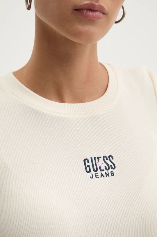 

Футболка Guess Jeans, бежевый