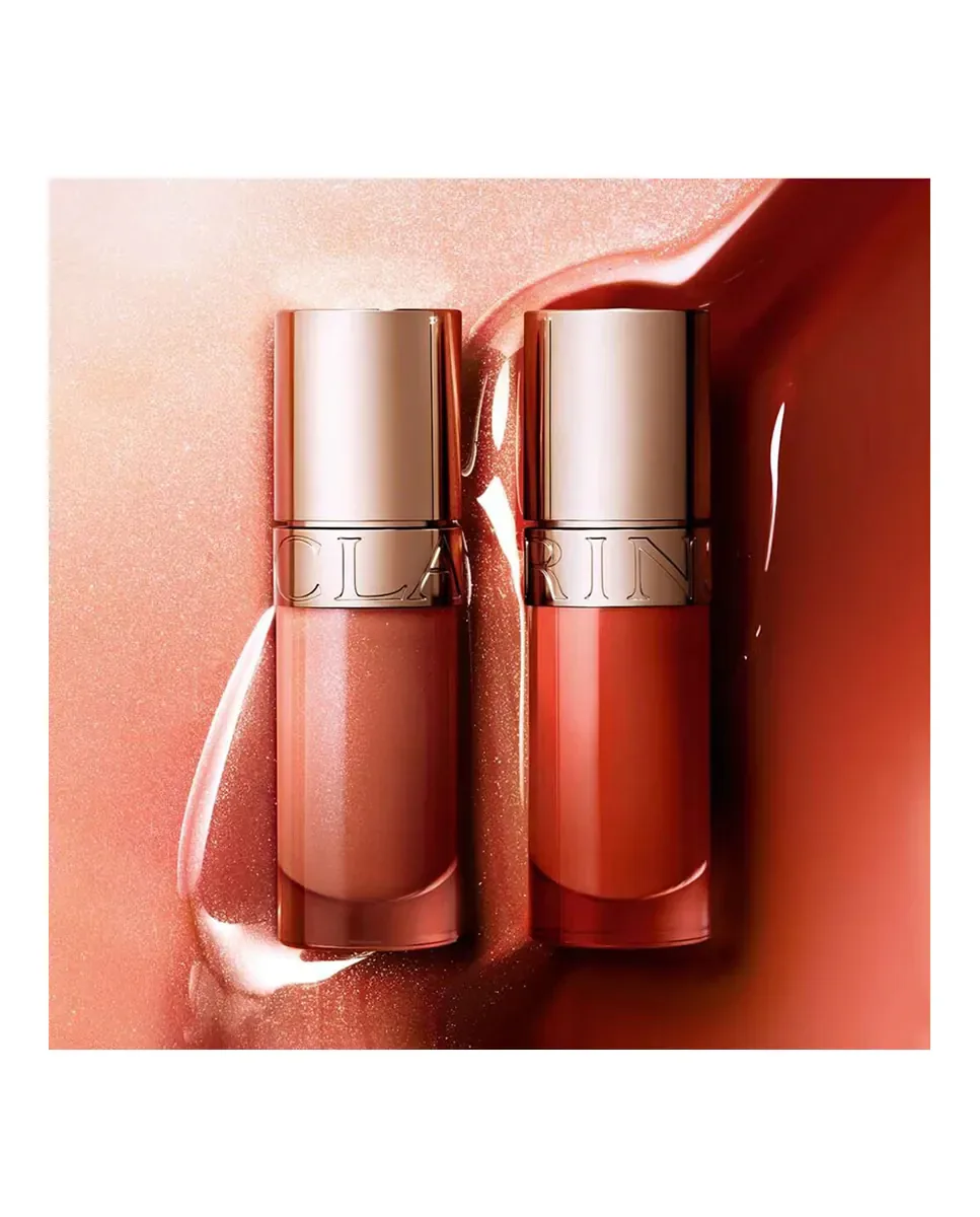Блеск для губ Lip Comfort Oil Clarins, 28 Rose Grace — фото 4