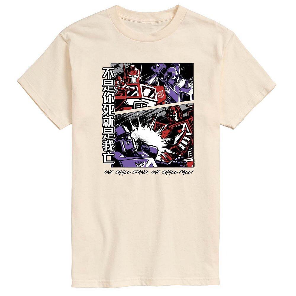 

Мужская футболка Transformers One Shall Stand с графическим рисунком Licensed Character, цвет Cream