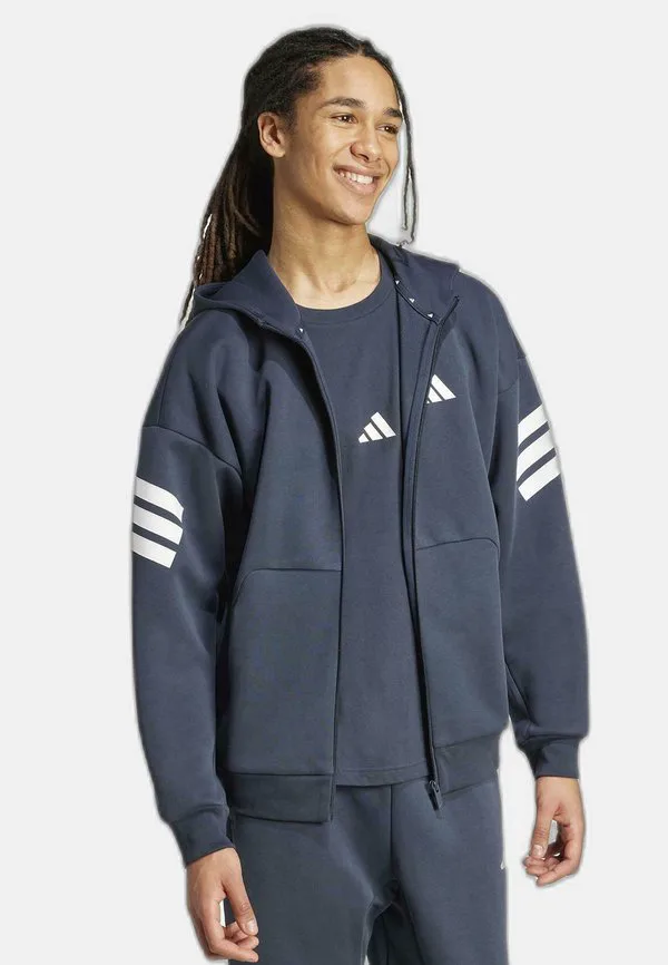 Толстовка future icons с тремя полосками на молнии Adidas Sportswear, Aurink — фото 3
