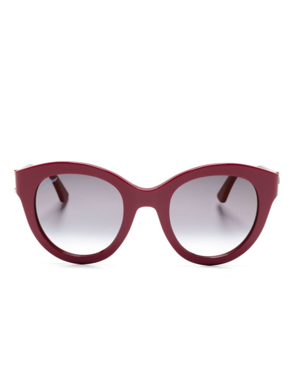 

Cartier Eyewear очки в круглой оправе с логотипом, фиолетовый