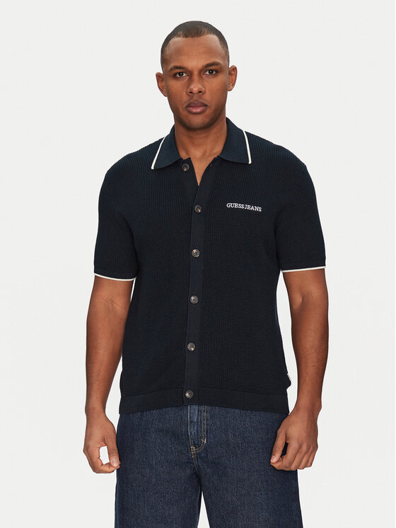 

Рубашка поло стандартный крой M5GR18 Z3HM1 Guess Jeans, синий