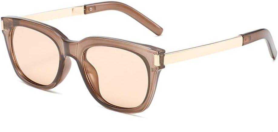 

Винтажные солнцезащитные очки 2027 года для женщин, ретро-очки в металлической оправе, солнцезащитные очки для мужчин и женщин, зеркальные, для улицы, с градиентным покрытием MTZJH, C1