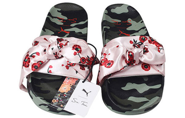 Тапочки sue tsai x leadcat slide 'cherry bombs' Puma, розовый — фото 3