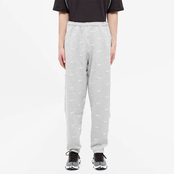 Брюки Men's Nike NRG Swoosh Logo Printing Casual Sports Pants/Trousers/Joggers Gray, серый — фото 3