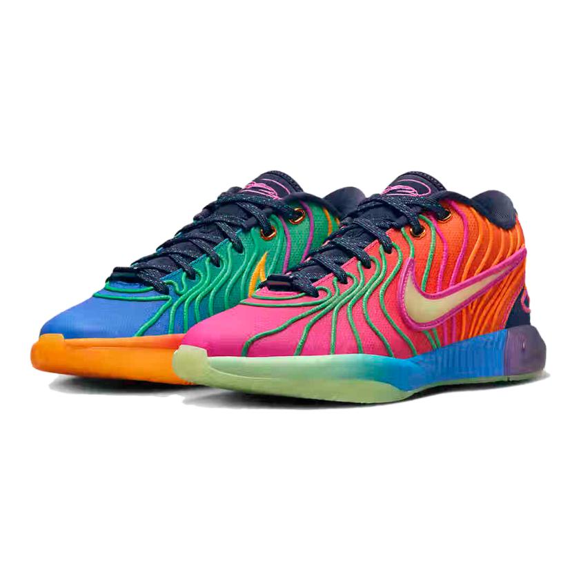 LeBron 21 Optimism GS Nike, сине-красный — фото 2