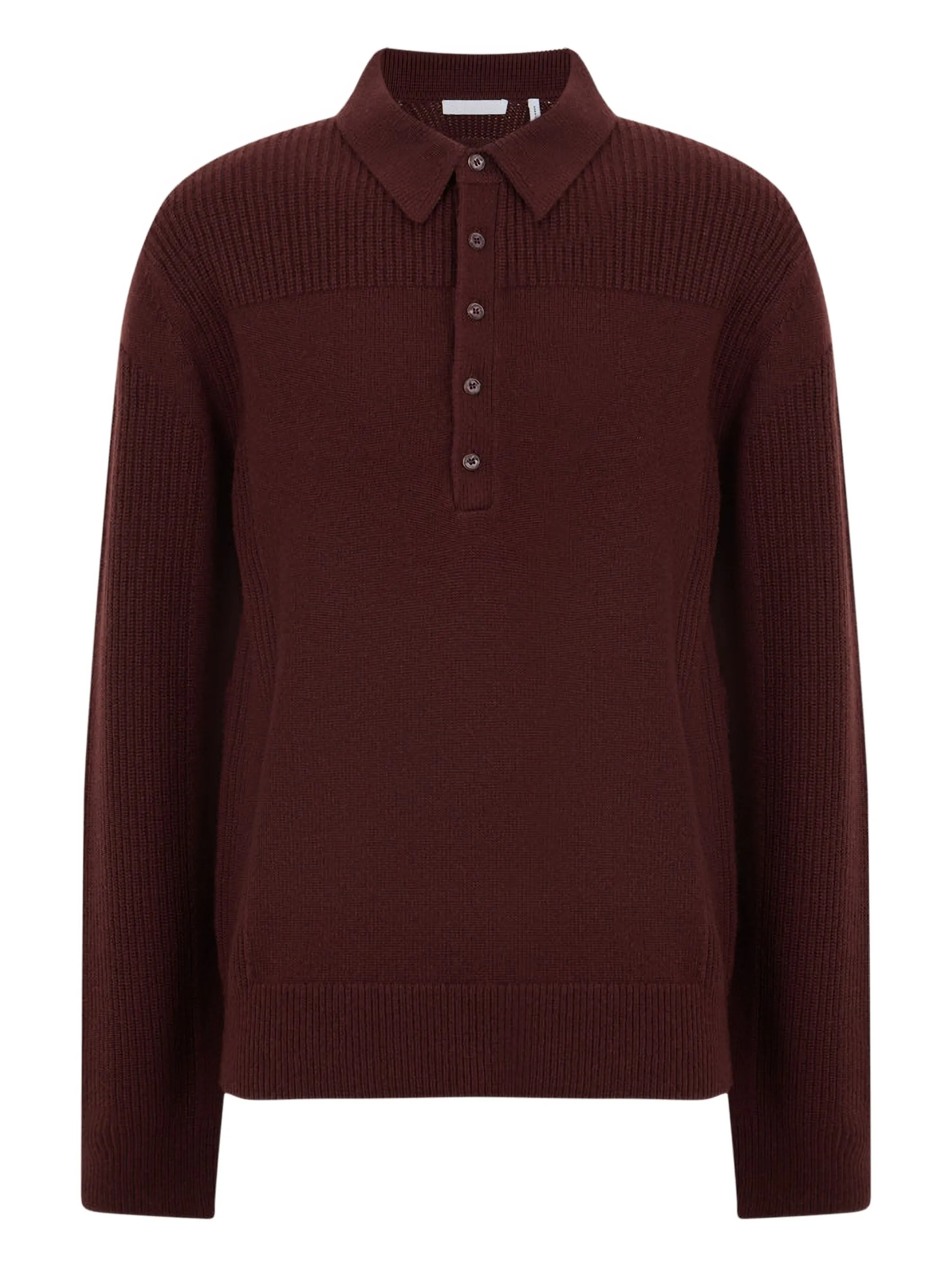 

Джемпер Block с воротником поло Helmut Lang, красный