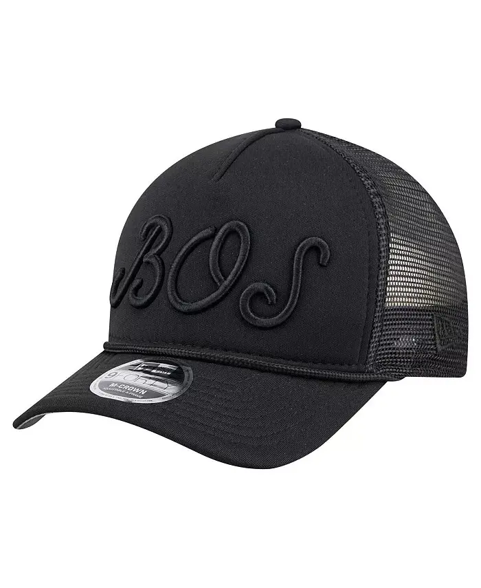 

Мужская черная бейсболка Boston Red Sox City Initial 9FORTY A-Frame M-Crown с регулируемой застежкой New Era