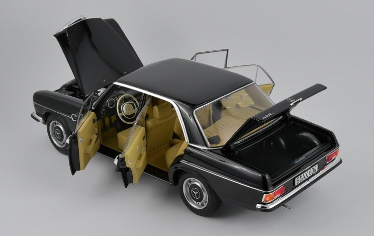 

Norev Mercedes Benz 200/8 W115 1969 Черный 1:18 183775