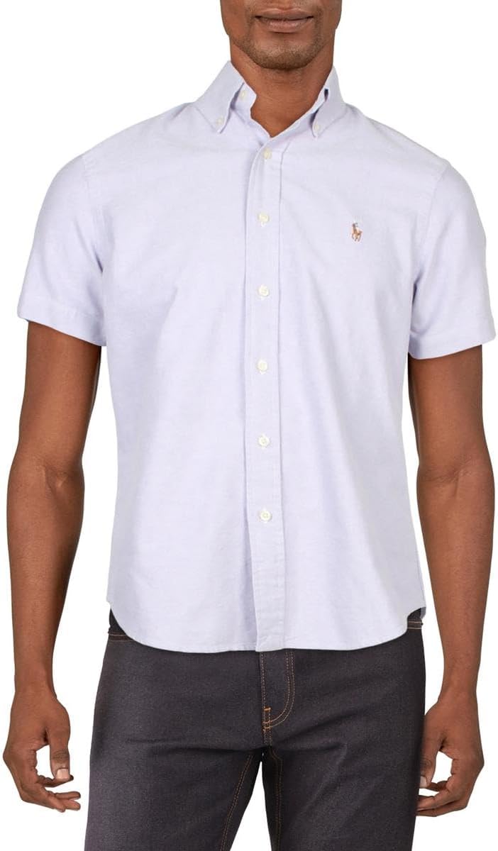 

POLO RALPH LAUREN Мужская классическая рубашка Oxford Performance, Purple