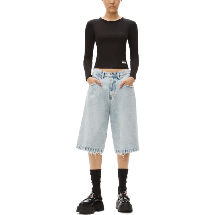 Alexander Wang Футболки женские черные с круглым вырезом, средней ценовой категории, другие — фото 4