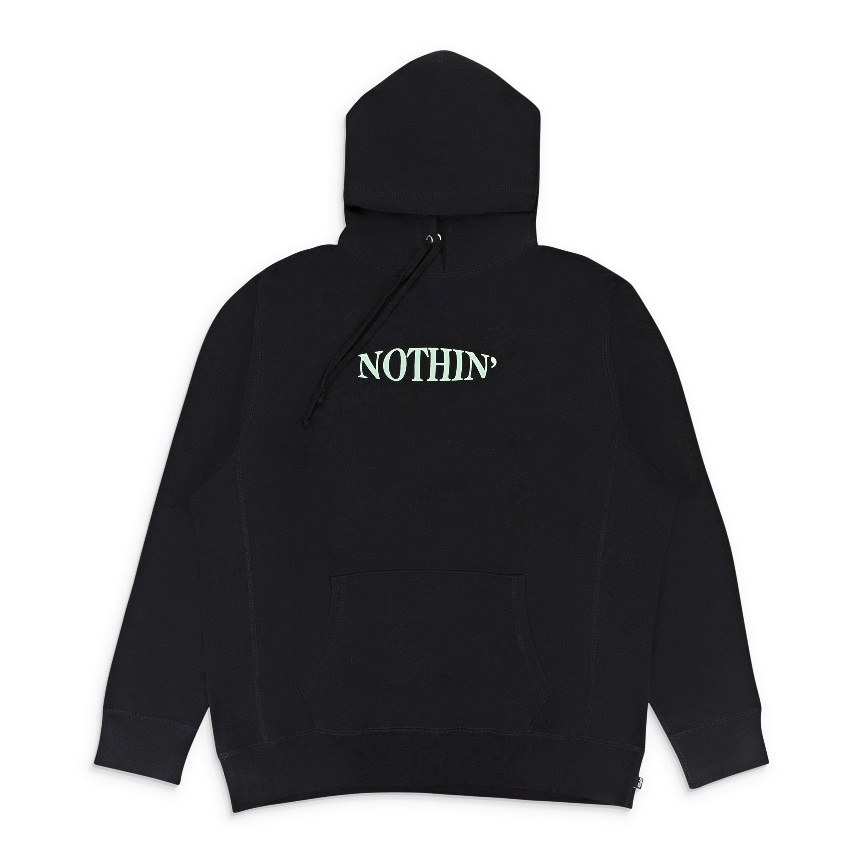 

ОВАЛЬНЫЙ ЛОГОТИП СВИТЕР С КАПЮШОНОМ ЧЕРНЫЙ Nothin'Special