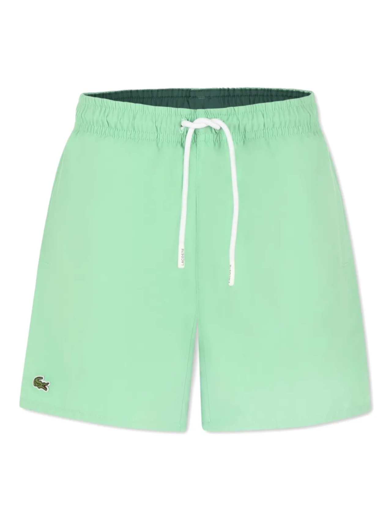 

Шорты для плавания с логотипом-аппликацией Lacoste Kids, зеленый