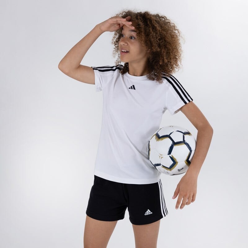 

Детская футболка Train Essentials Aeroready 3 полоски Adidas, черный
