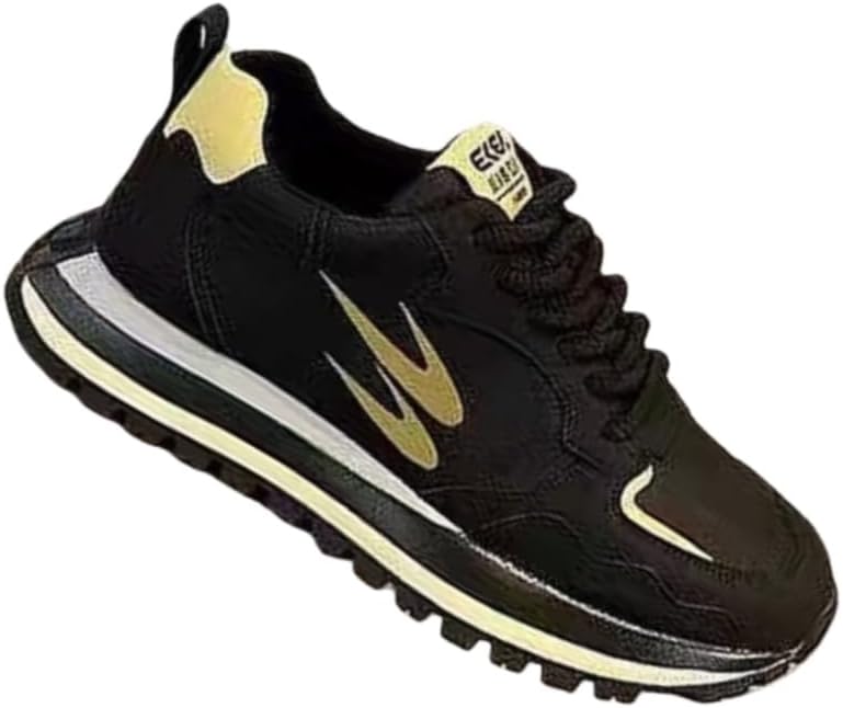 

Мужские кроссовки Clolinde с толстой подошвой - легкие, удобные, дышащие, противоскользящие и прочные. Подходят для активного отдыха, бега, фитнеса и повседневной носки, черный