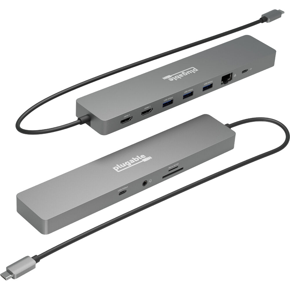 

Док-станция Plugable 11-In-1 USB-C 3.1 Gen 1 Hub USBC-11IN1E