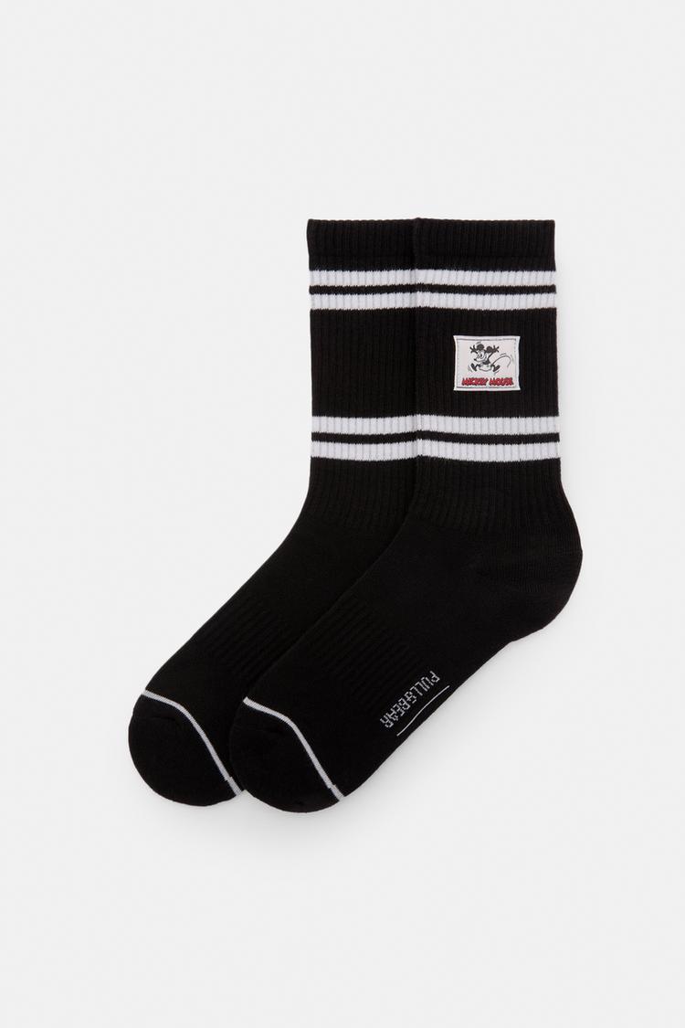 

Носки Микки Мауса Pull And Bear, черный