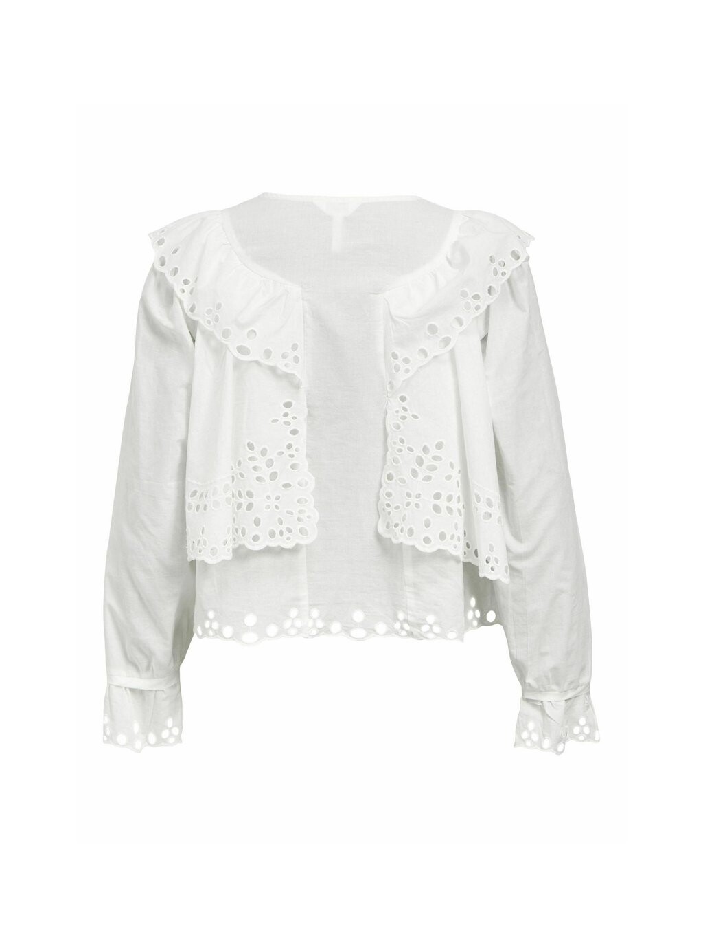 

Блуза BRODERIE ANGLAISE Object, молочный
