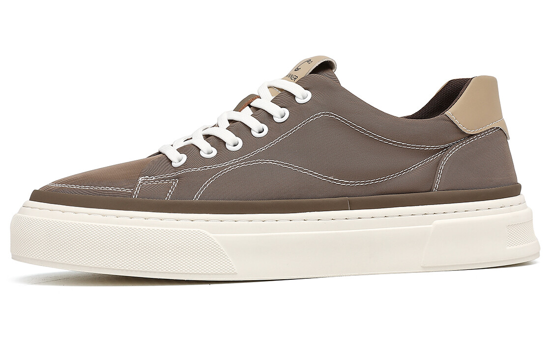 

Кроссовки C°BANNER Skateboarding Shoes Men Low-top Brown, цвет Coffee, Коричневый, Кроссовки C°BANNER Skateboarding Shoes Men Low-top Brown, цвет Coffee