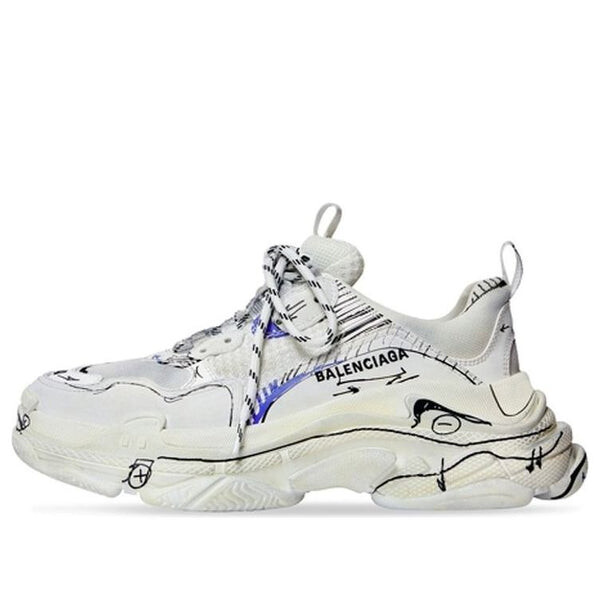 

Кроссовки triple s 'white' Balenciaga, белый
