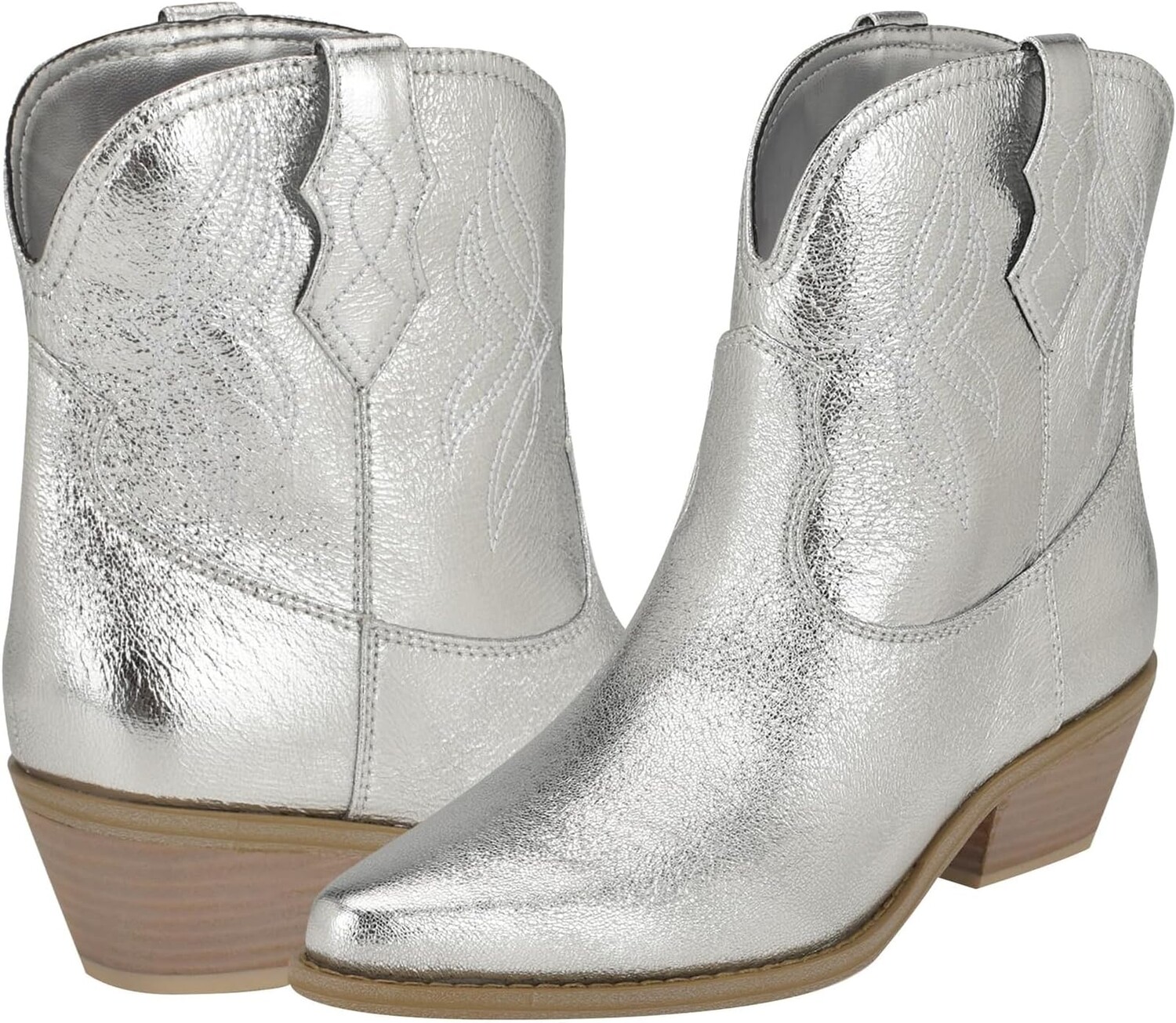 

Ботинки Nine West Texen, серебряный