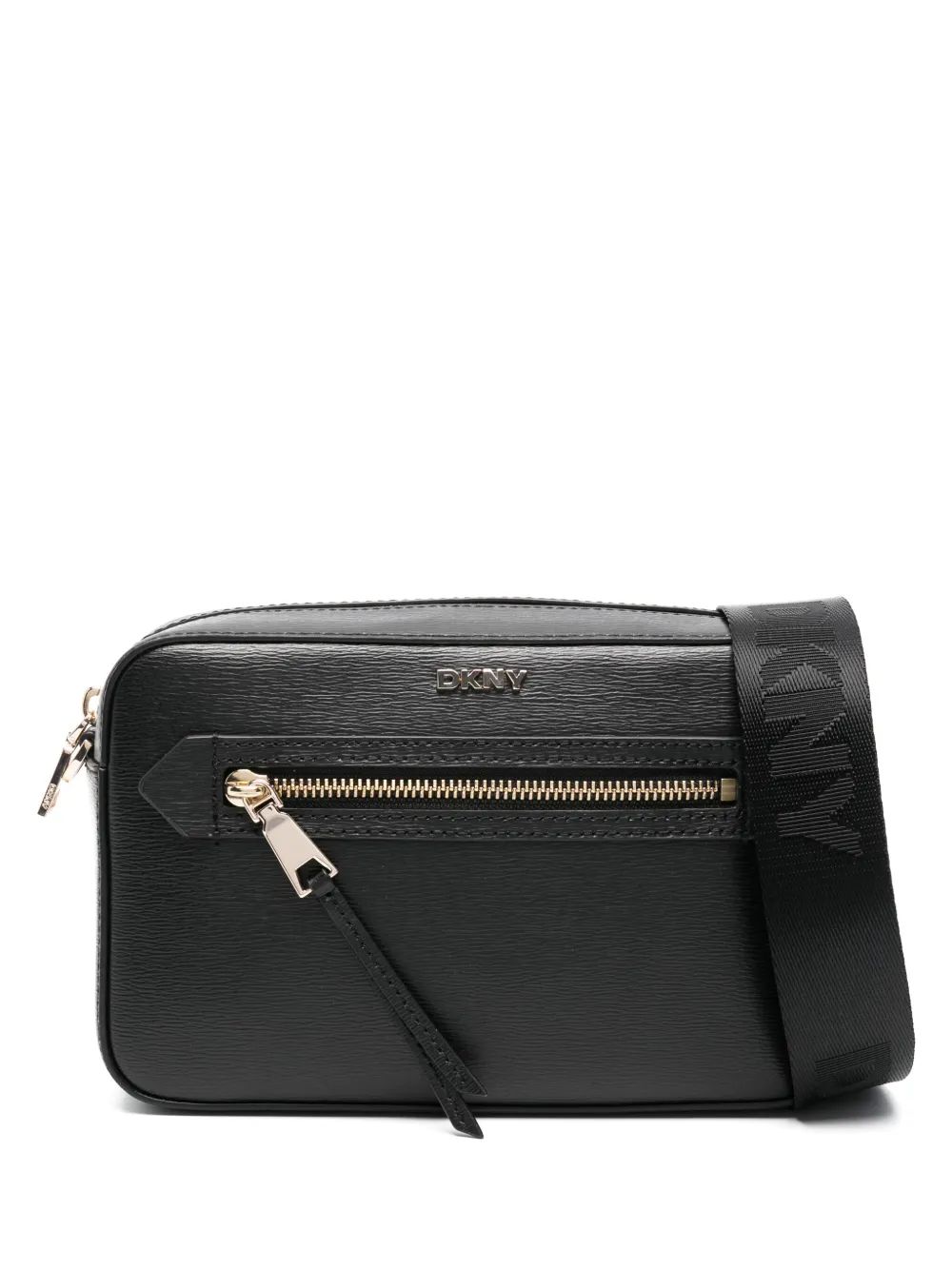 

Сумка через плечо с логотипом DKNY, черный