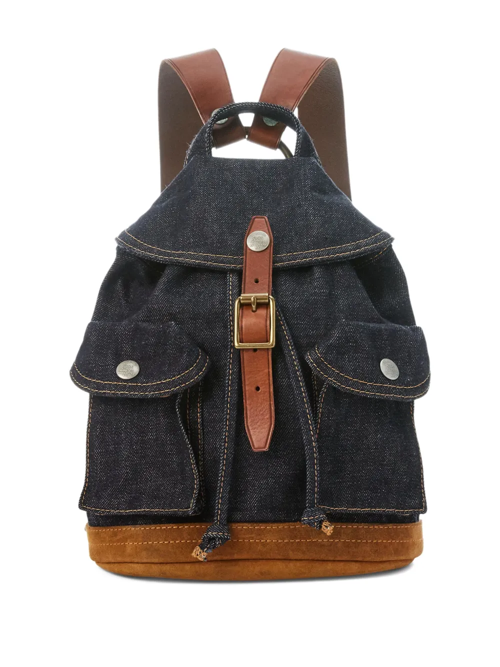 

Маленький джинсовый рюкзак Riley Ralph Lauren RRL, синий