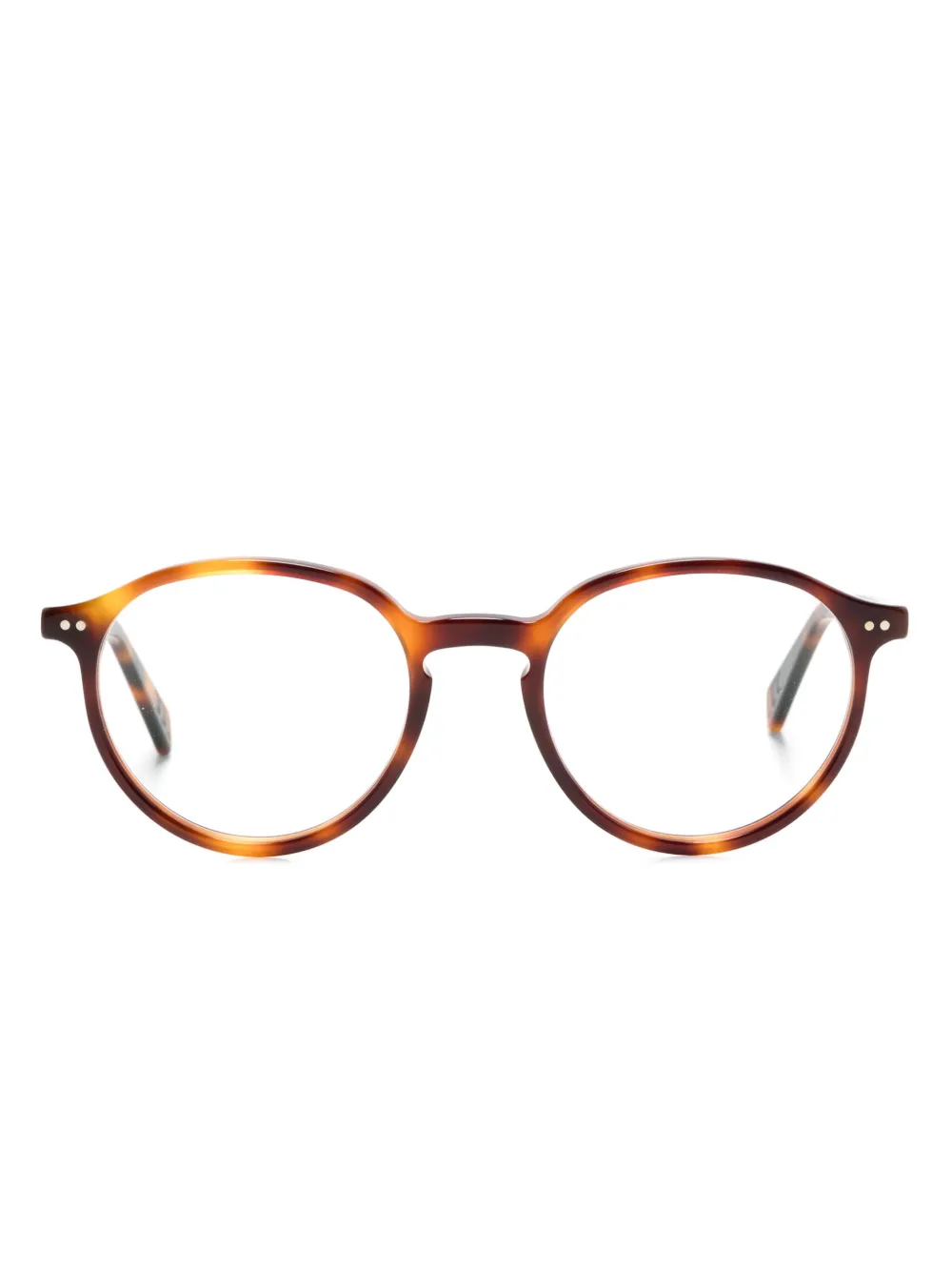 

Очки в круглой оправе Lunor, коричневый