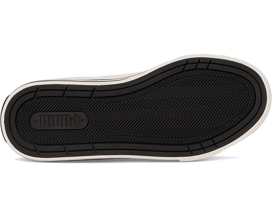 Кроссовки PUMA Kids Puma Kids Court Classic Vulc Faux Suede Sneakers, цвет Puma White/Puma Black — фото 3