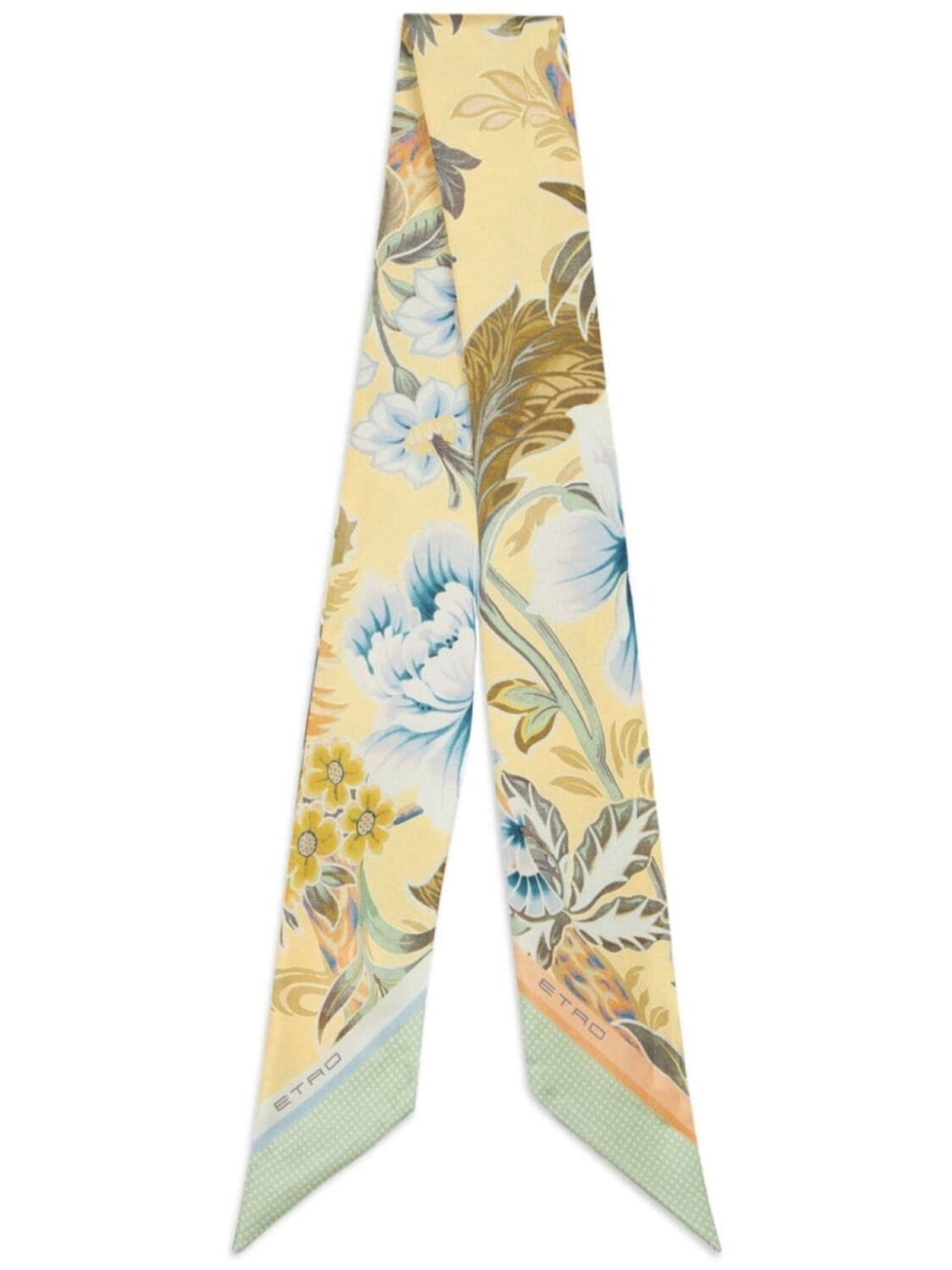 

ETRO шелковый шарф Paisleyina, желтый
