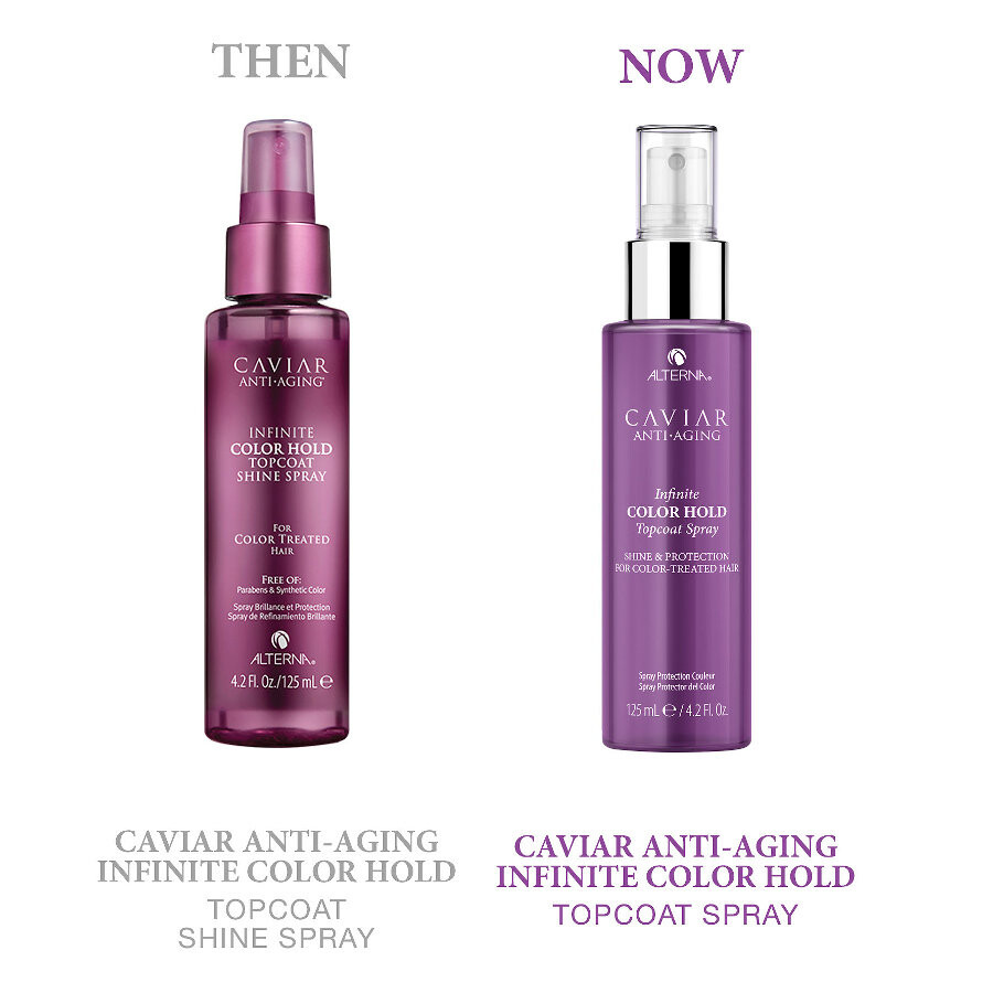 Alterna, Caviar Infinite Color Hold Topcoat, спрей для придания блеска и защиты цвета окрашенных волос, 125 мл — фото 2