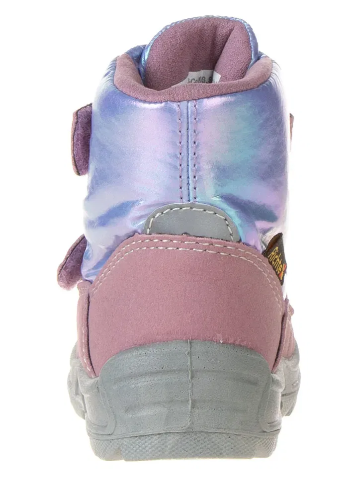 Ботинки с мембраной, Richter Shoes, розовый/лиловый — фото 3