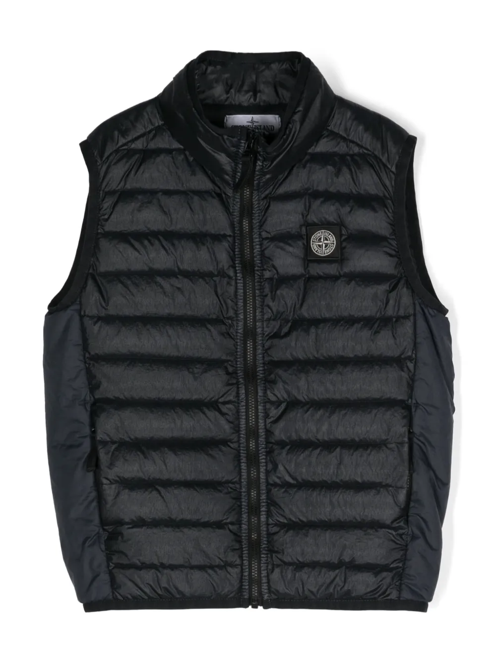 

Дутый жилет с логотипом Compass Stone Island Junior, синий