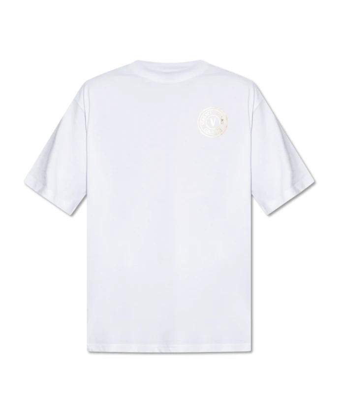 

Футболка с логотипом Versace Jeans Couture, белый