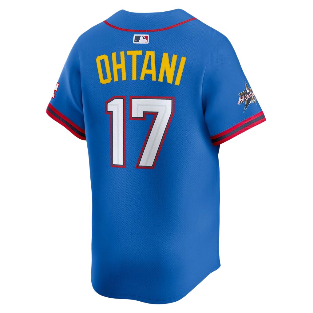 Футболка женская Dri-FIT MLB Limited Shohei Ohtani National League 2025 All-Star Game Nike, синий — фото 3