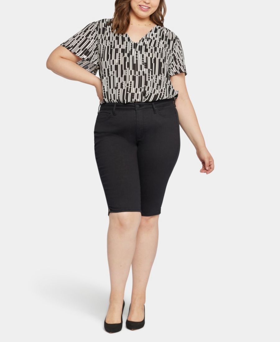 

Джинсы-капри Sophie Bike больших размеров NYDJ, Black