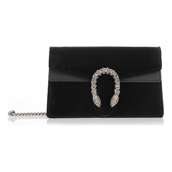 

Сумка dionysus single shoulder bag mini black Gucci, черный